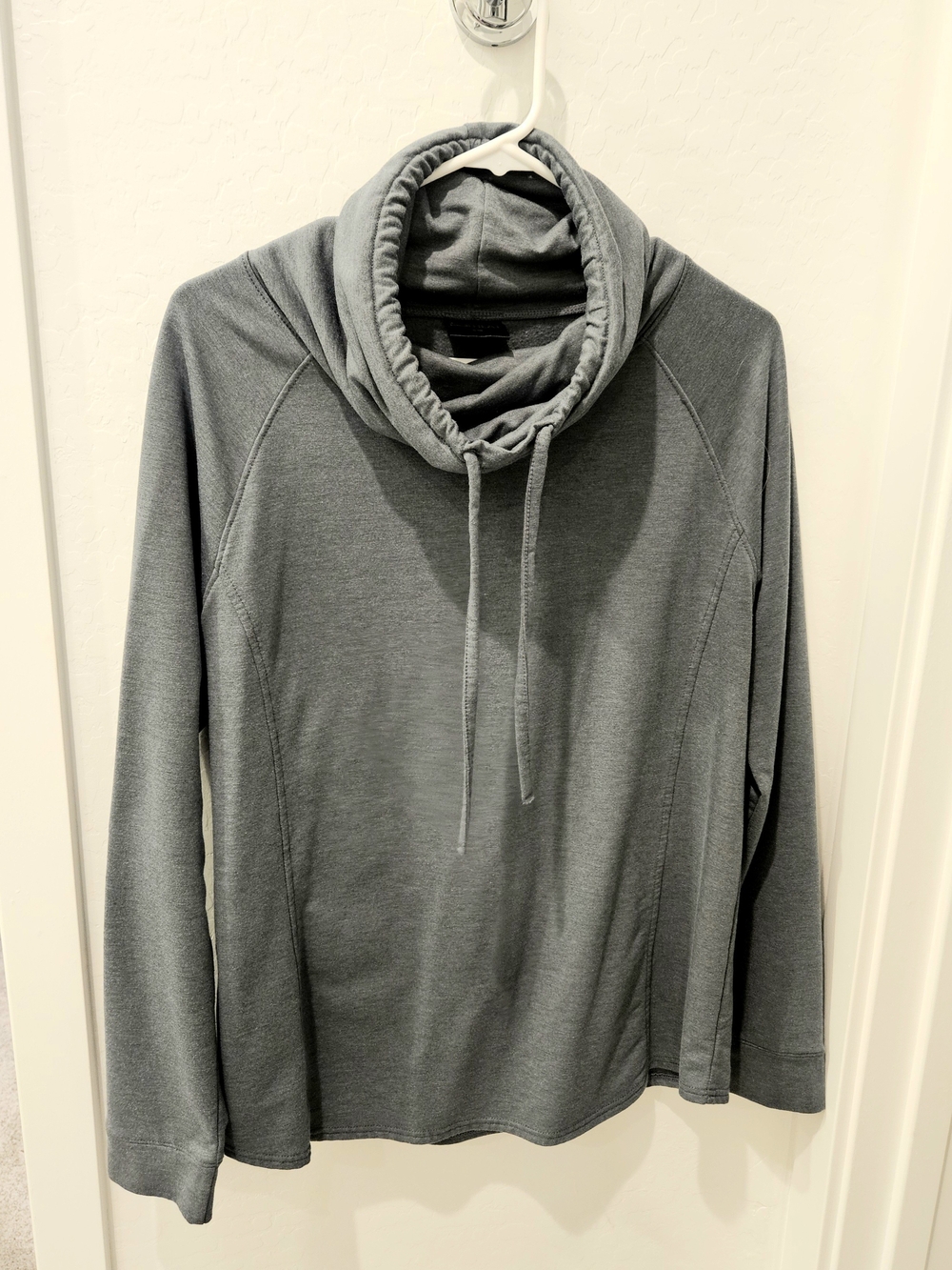 Womens Cowl Neck Sweatshirt, SiE Large